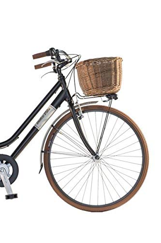 Via Veneto by Canellini Bike City Bike CTB Citybike Vintage Bycicle Aluminium Retro Dolce Vita Woman Lady (Black, 46)