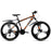 Hiland Mountain Bike, 21 Speeds Drivetrain, 3 Spokes Aluminum Frame 26 Inch Wheels, Disc-Brake Bike for Men Women Men's MTB Bicycle, Orange