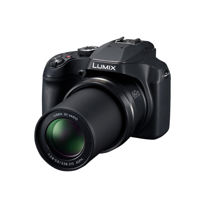 Panasonic Lumix DC-FZ82DE-K, 20-1200mm Lens, 4K Video, 18.1MP, Black