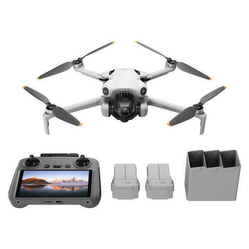 DJI Mini 4 Pro Combo, 4K HDR Drone, 34-Min Flight, 2 Extra Batteries