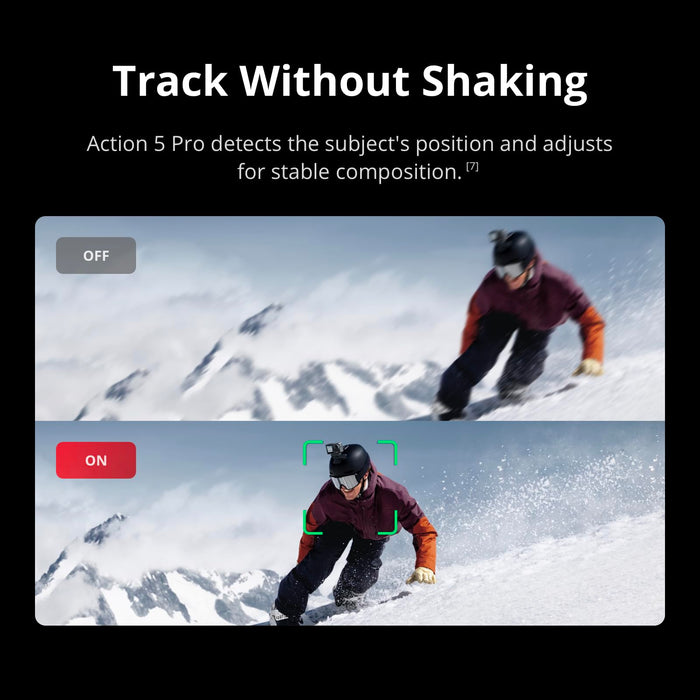 DJI Osmo Action 5, 4K/120fps Camera, Dual OLED Touchscreens, Tracking