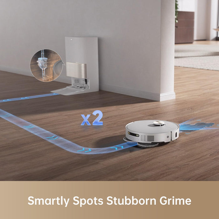 dreame X40 Ultra Robot Vacuum Cleaner, 12000Pa, Lift Mop, Self-Cleaning