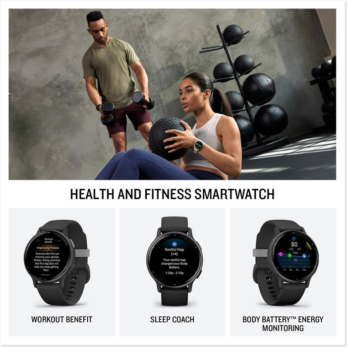 Garmin vívoactive 5, AMOLED GPS Smartwatch, 11-Day Battery, Fitness