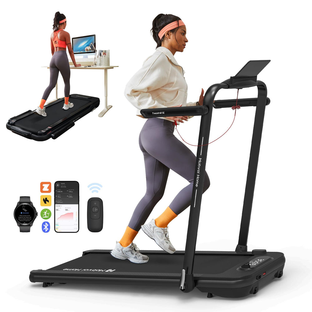 Mobvoi Home Treadmill SE, 3-in-1 Foldable Walking Pad, 12 km/h, Remote