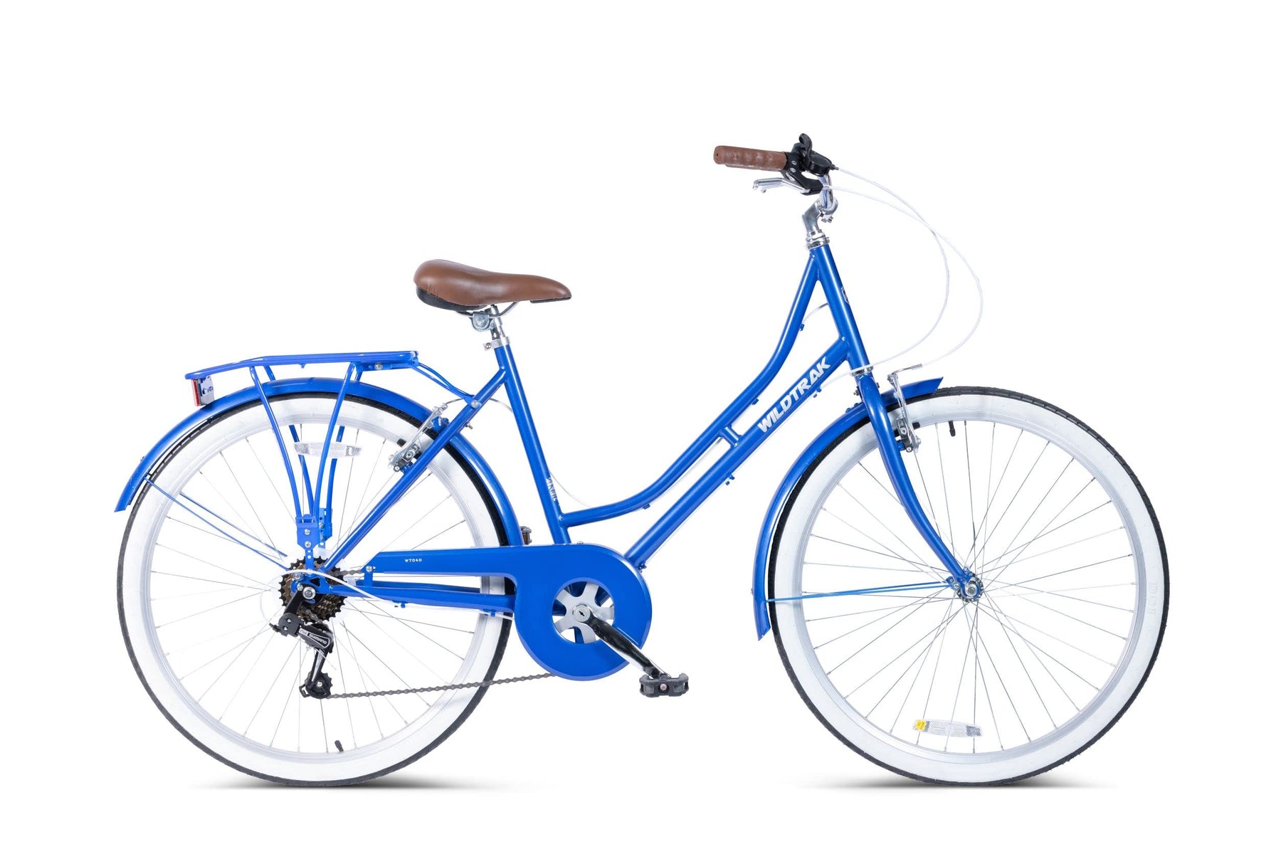 Wildtrak - Steel City Bike, Adult, 26 Inch, 6 Speed, Shimano shifters - Royal Blue