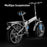 Electric Bike Folding E-Bike for Adults, ENGINE X 20"×4.0" With Thick Off-Road Tyres, 48V 13Ah Replaceable Lithium Battery Range Up To 120KM, 25KM/H 7-Speed Full Suspension Ebike (Heise)