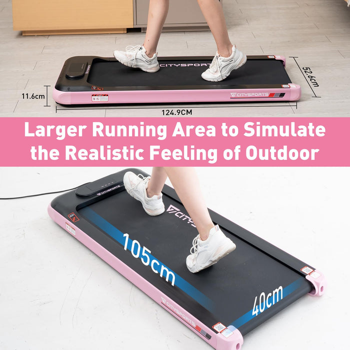 CITYSPORTS Under Desk Treadmill, Portable Walking Pad for Home Office