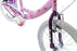 Professional Izzie 20" Wheel Girls Bike Pretty Pink & White Single Speed Dolly Seat & Tassels Age 7+