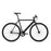 6KU Aluminum Fixed Gear Single-Speed Fixie Urban Track Bike, Shadow Blacke, 58cm/L