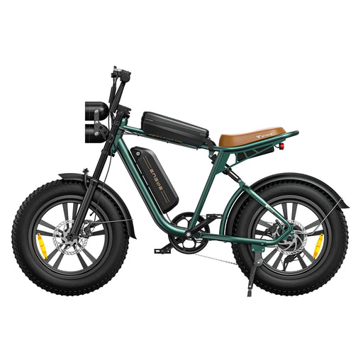 ENGWE M20 Electric Bike for Man, Mountain E-bike with 20"×4.0" Fat Tire, 48V 13AH Detachable Battery,All -Terrain Bike with Shimano 7-Speed for Adults (Green)