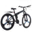 TRIOBLADE 26 Inch Folding Mountain Bike 21-Speed Shimano Foldable Mountain Bicycle with Dual Disc Brakes 3 Spoke Wheels Mountain Bikes,Dual Suspension Design for Adult Men Women (26" - Black& Blue)