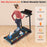 CITYSPORTS Folding Treadmill, 2.0HP, 1-12km/h, LED Display, Fitness App